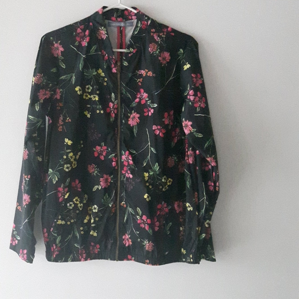 Feeling foral anorak jacket